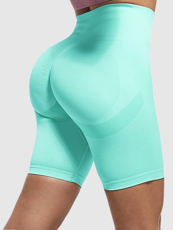 Short Sport Push Up Taille Haute Shorts helankezatrening.com sa Turquoise