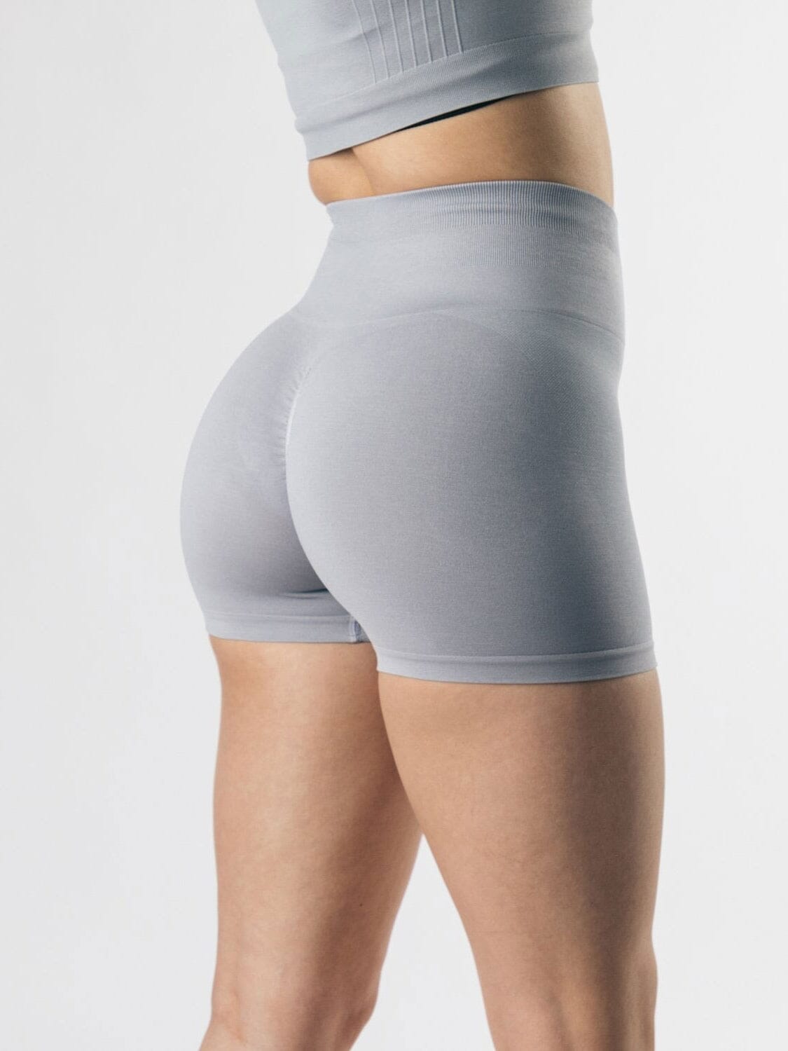 Short Sport Sans Couture Push Up Shorts helankezatrening.com sa Gris