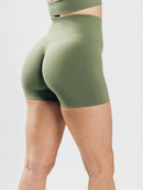 Short Sport Sans Couture Push Up Shorts helankezatrening.com sa Kaki