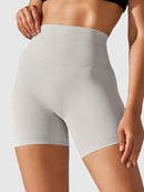 Short Sport Taille Haute Ferme Shorts helankezatrening.com XS Gris clair