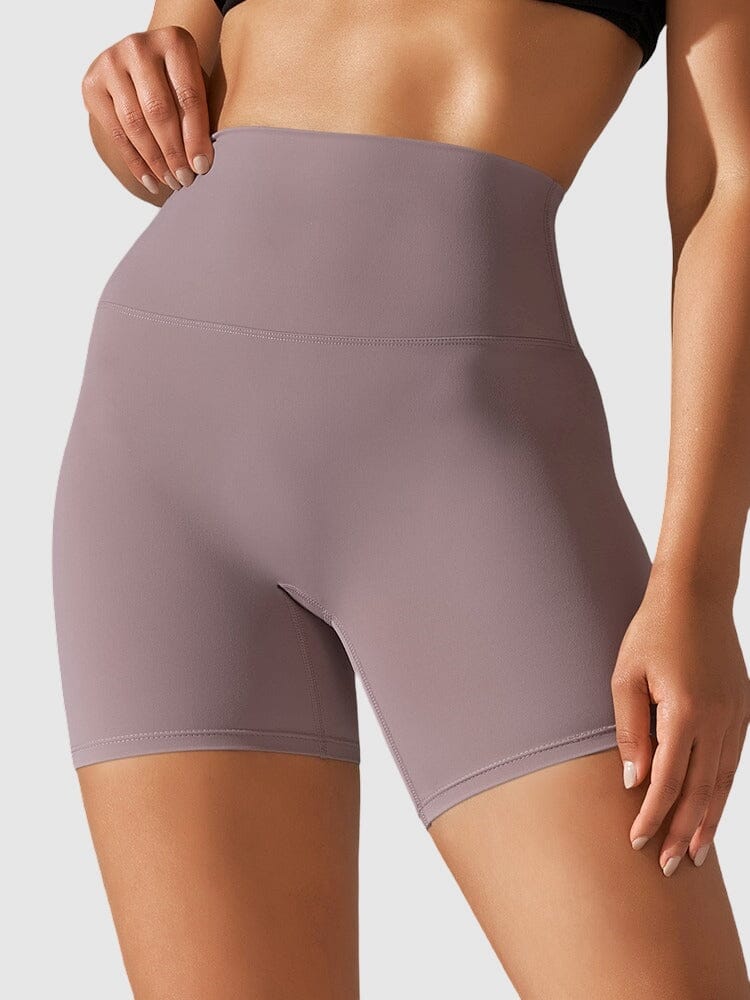 Short Sport Taille Haute Ferme Shorts helankezatrening.com XS Mauve