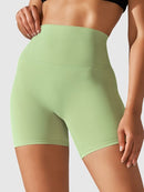 Short Sport Taille Haute Ferme Shorts helankezatrening.com XS Vert clair