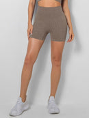 Short Sport Taille Haute (Push Up) Shorts helankezatrening.com : Legging Femme | Vêtements de Sport sa Café