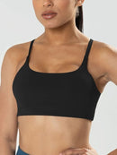 Soutien-Gorge Sport Bretelles Fines Croisées Soutien-gorge sport helankezatrening.com sa Noir