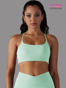 Soutien-Gorge Sport Dos Nu - Fusion - Ultime-Legging Soutien-gorge sport helankezatrening.com XS Turquoise