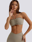 Soutien Gorge Sport Maintien Elevé Soutien-gorge sport helankezatrening.com sa Taupe