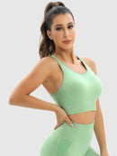 Soutien-Gorge Sport Sans Couture Dos Nageur Soutien-gorge sport helankezatrening.com : Legging Femme | Vêtements de Sport sa Vert