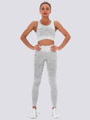 Tenue Sport Legging et Brassière (Ensemble) Ensemble Sport helankezatrening.com XS Gris