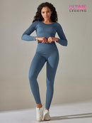 Tenue Sport Push Up - Ultime-Legging Ensemble Sport helankezatrening.com sa Bleu