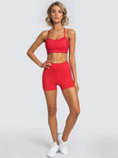 Tenue Sport Short et Soutien-Gorge - Polly Ensemble Sport helankezatrening.com XS Rouge