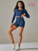 Tenue Sport Short Push Up - Ultime-Legging Ensemble Sport helankezatrening.com sa Bleu royal